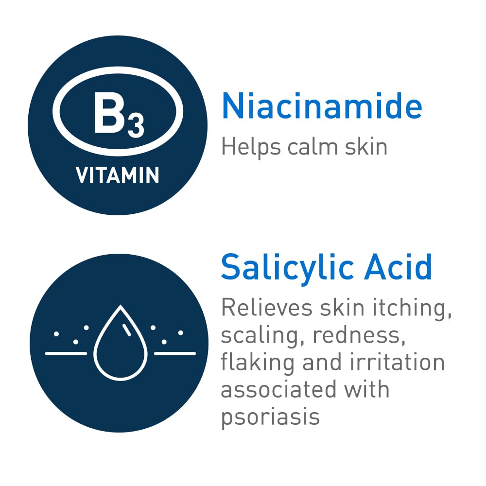 CeraVe Moisturizing Cream for Psoriasis Treatment,