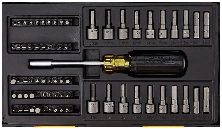 DEWALT Screwdriver Bit Set with Nut Drivers, 71-Piece (DWMT73808)