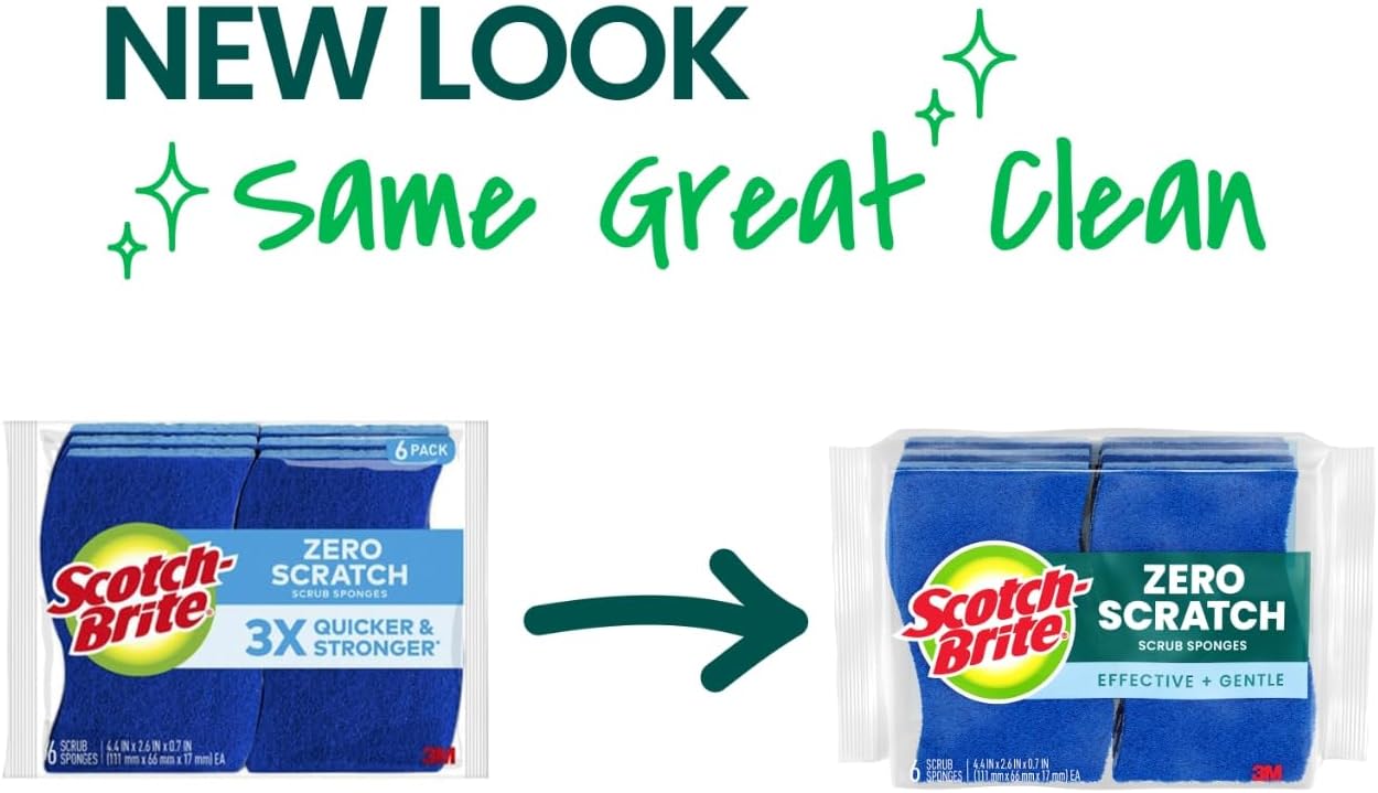 Scotch-Brite Zero Scratch Scrub Sponge