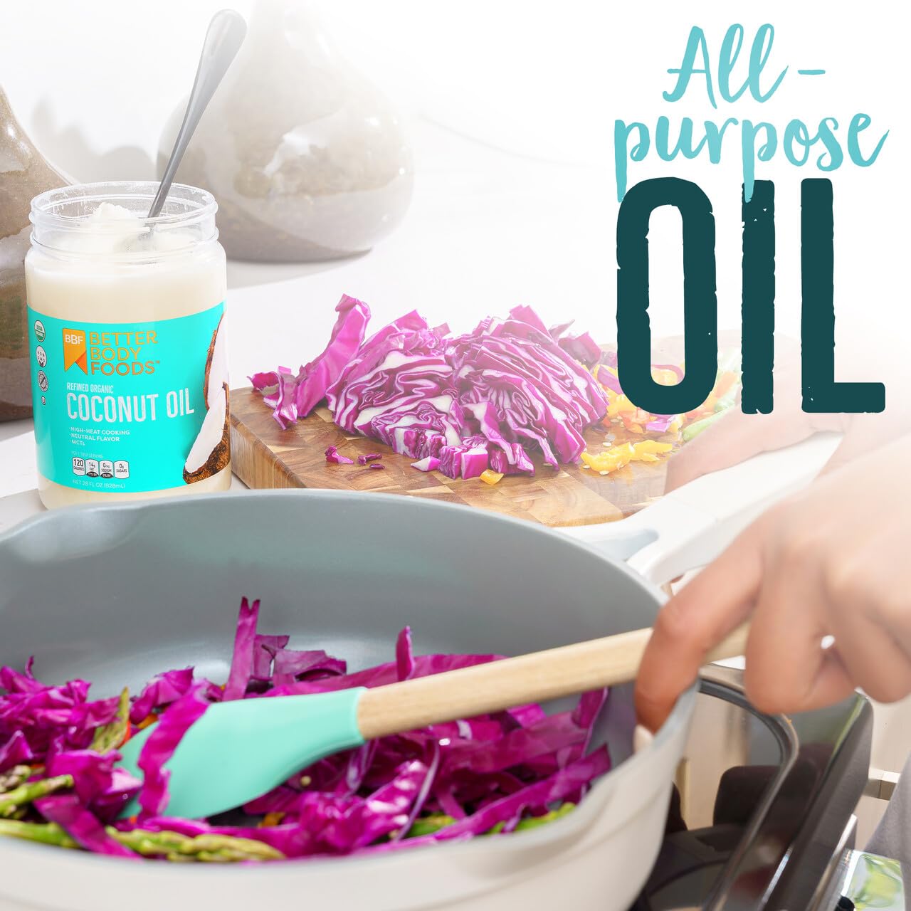 BetterBody Foods Organic Refined Coconut Oil,