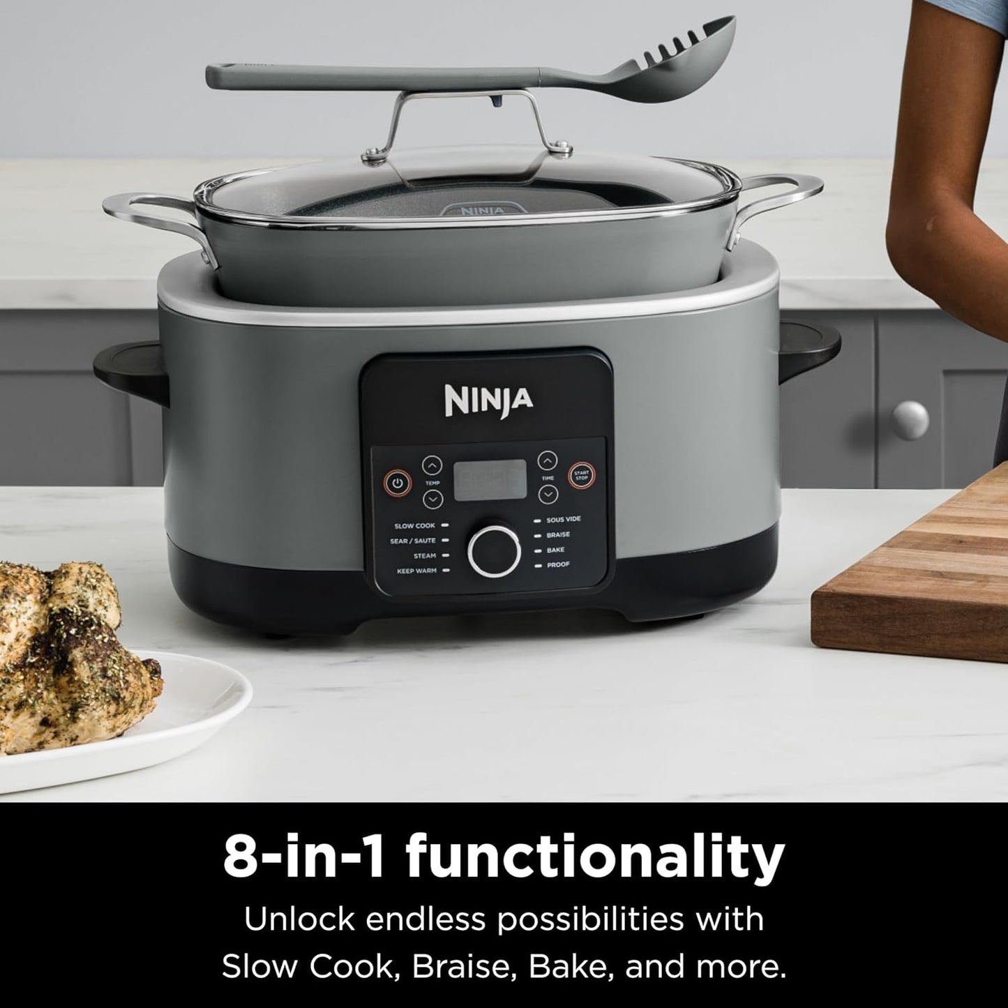 Ninja MC1001 Foodi PossibleCooker PRO 8.5 Quart Multi-Cooker,
