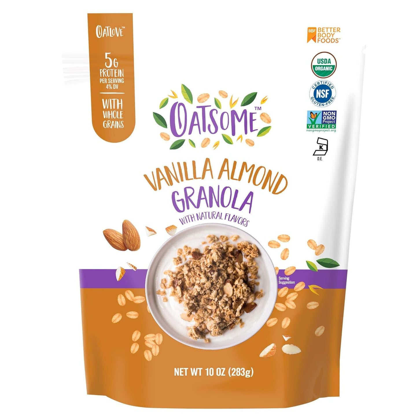 Oatsome Vanilla Almond Granola, Gluten Free