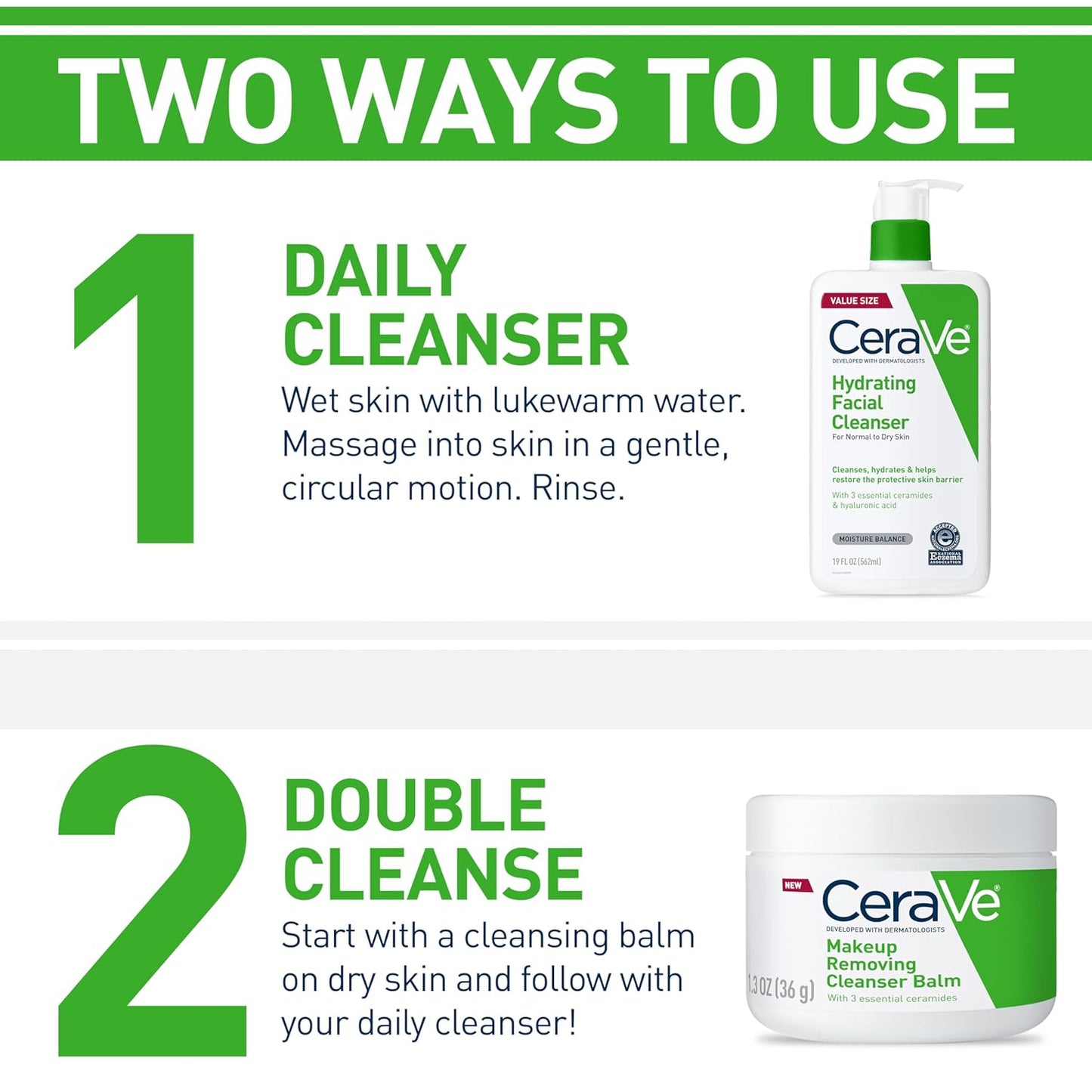 CeraVe Hydrating Facial Cleanser, Moisturizing Face Wash For Dry Skin,