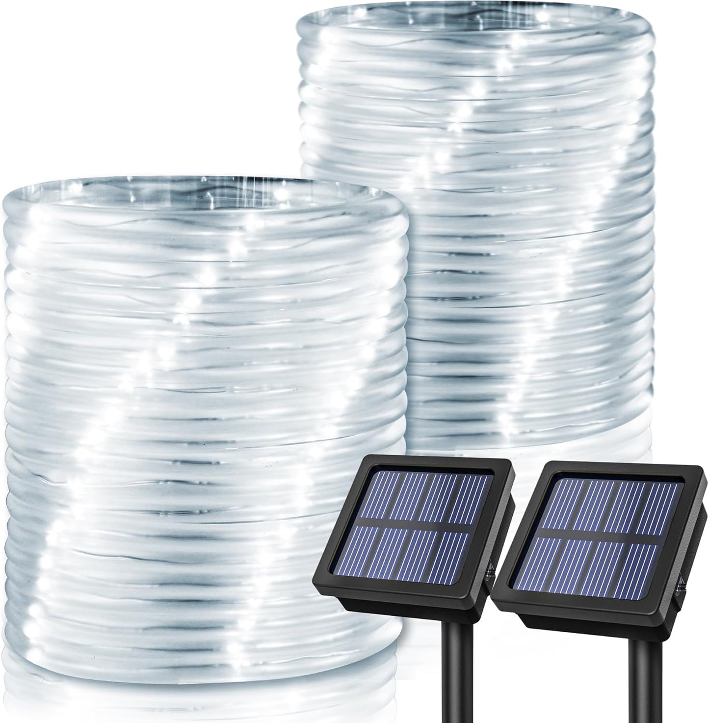 GIGALUMI 200 LEDs Solar Pool Lights for Above Ground Pools