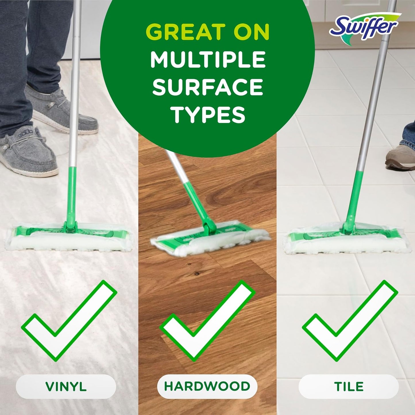 Swiffer Sweeper Pet Cloth Refills – Heavy Duty Dry Sweeping with Febreze Odor