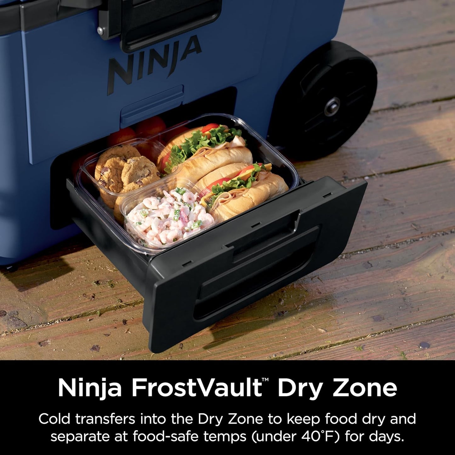 Ninja | Cooler | FrostVault 45QT Cooler with Wheels