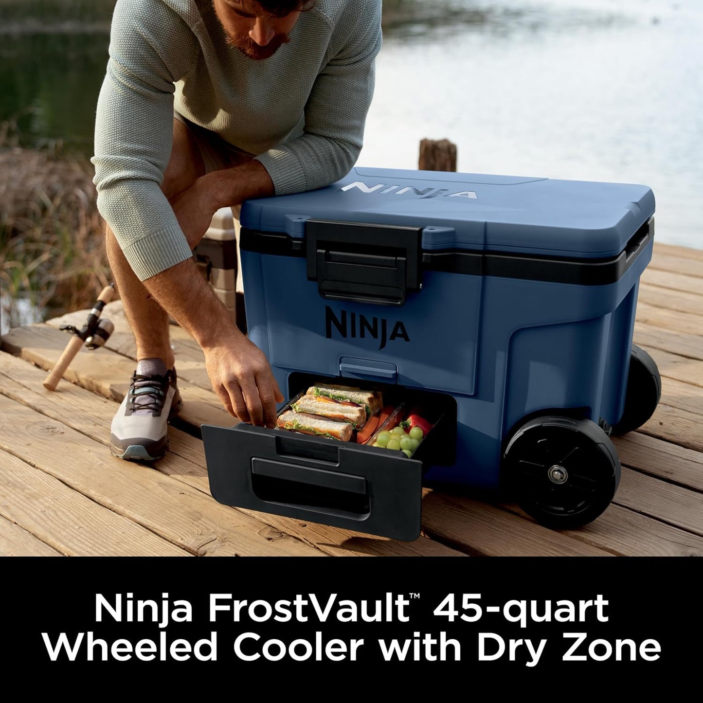 Ninja | Cooler | FrostVault 45QT Cooler with Wheels