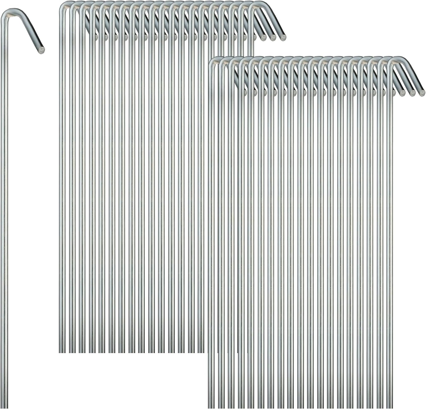 40 Pack Tent Stakes for Outdoor Camping Heavy Duty Metal,
