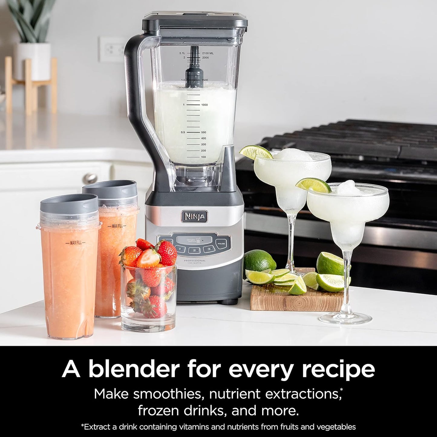 Ninja BL660 Professional Compact Smoothie & Food Processing Blender,