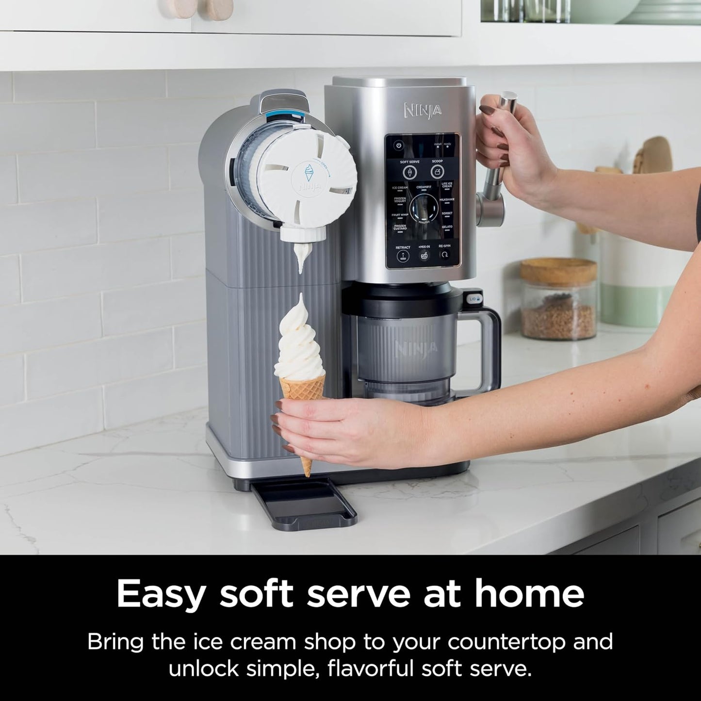 Ninja Swirl by CREAMi Ice Cream and Soft Serve Maker,