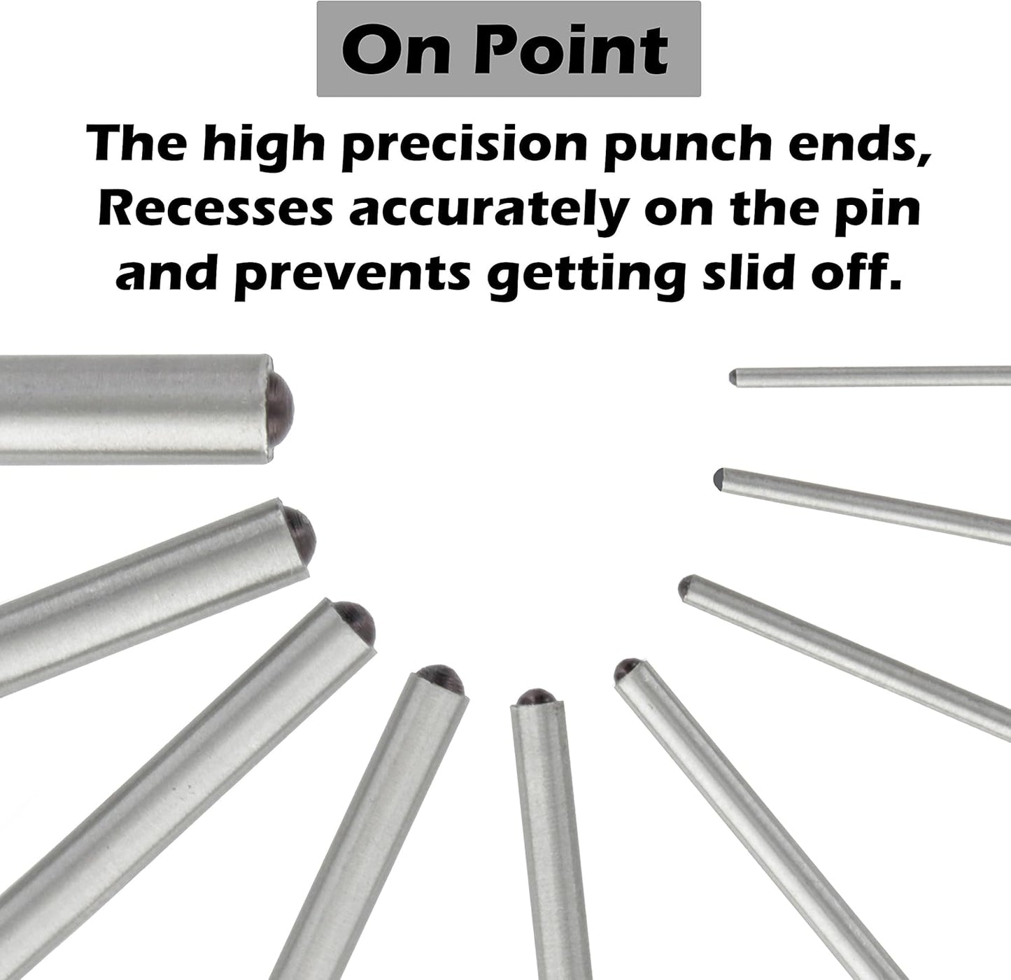 RAM-PRO Roll Pin Punch Set with Storage Pouch,