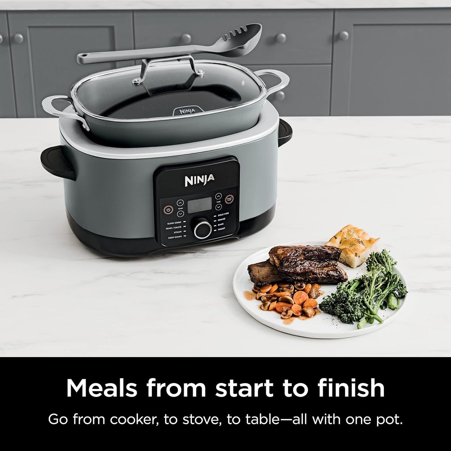 Ninja MC1001 Foodi PossibleCooker PRO 8.5 Quart Multi-Cooker,