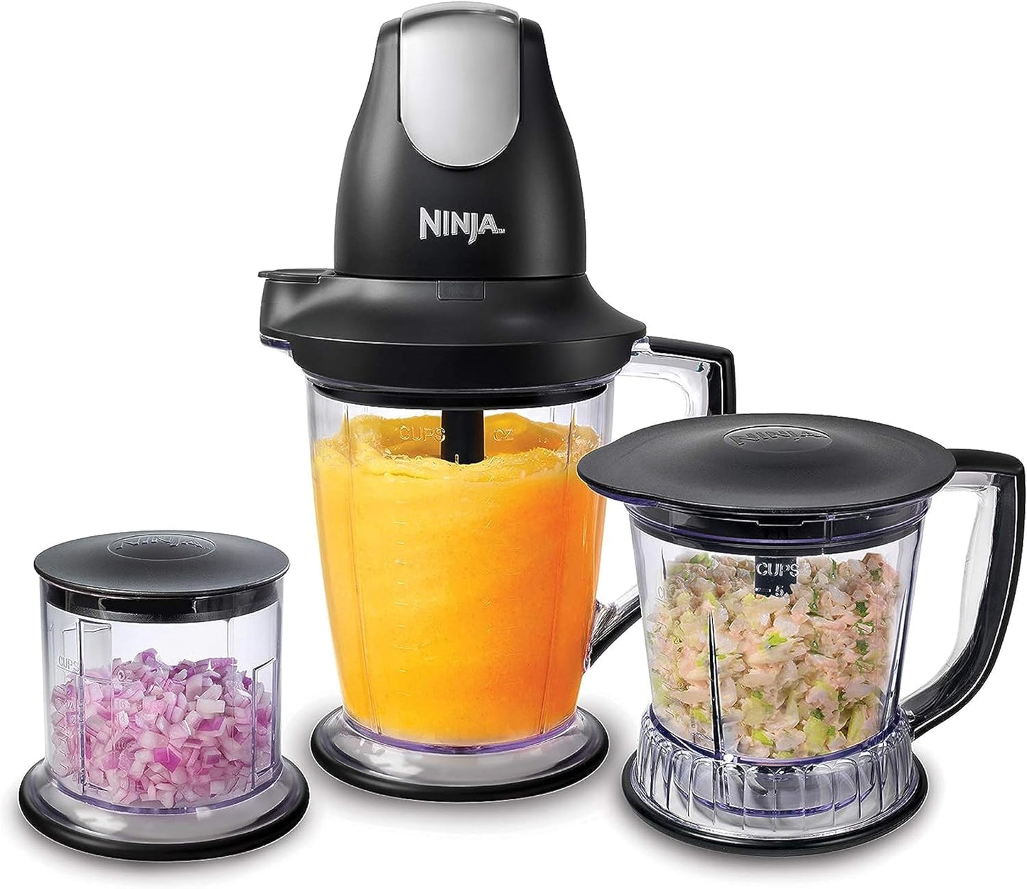 Ninja QB1004 Blender/Food Processor with 450-Watt Base,
