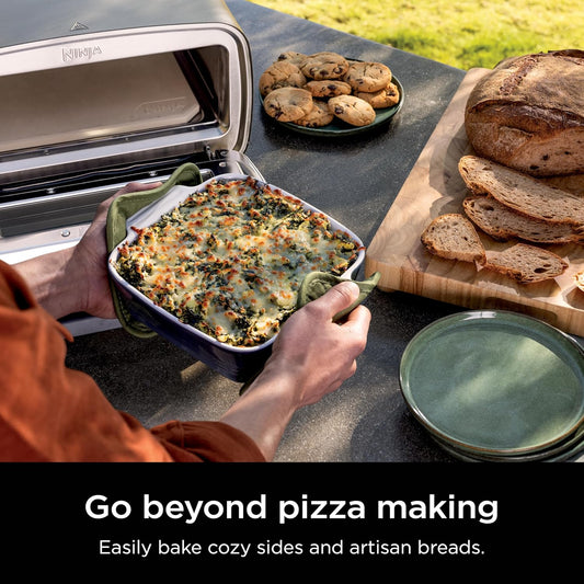 Ninja Artisan Outdoor Pizza Oven, 12-inch, 3-minute Pizza