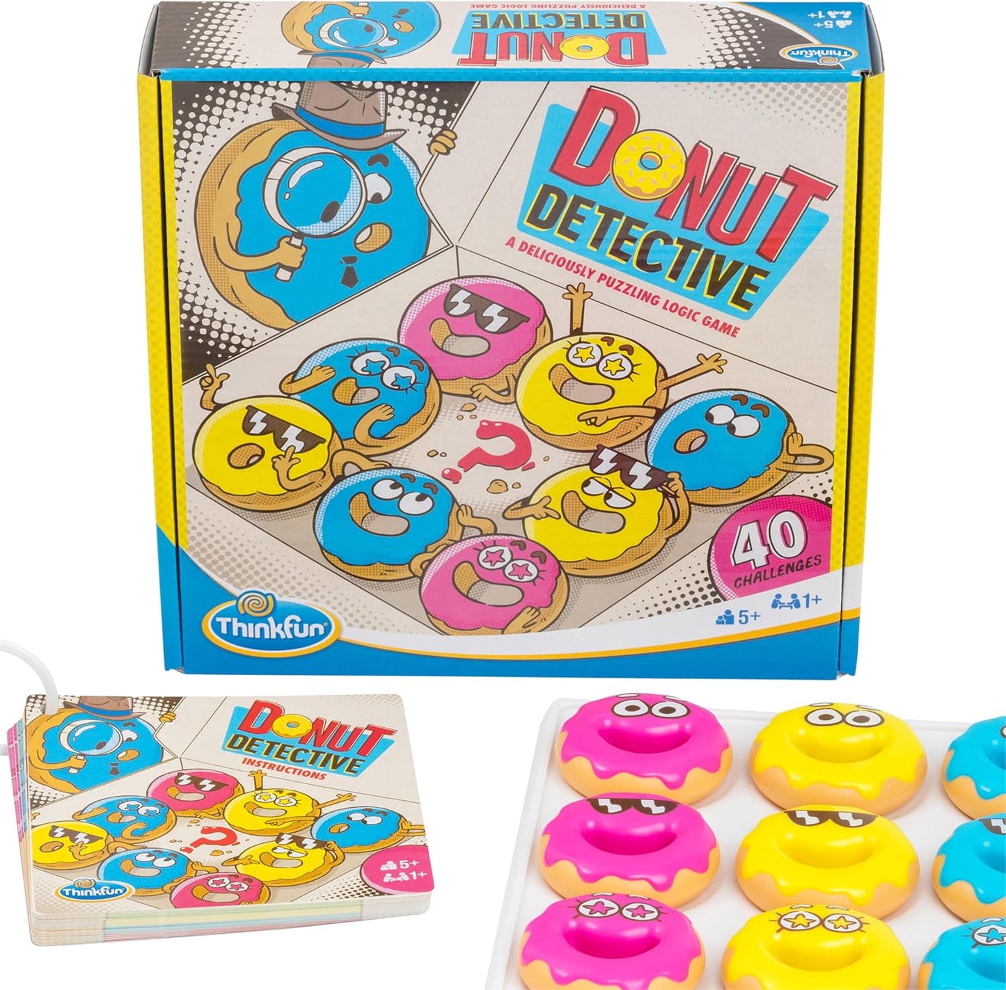 ThinkFun Donut Detective – A Deliciously Puzzling Logic Game