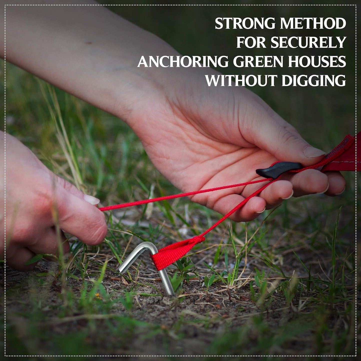 40 Pack Tent Stakes for Outdoor Camping Heavy Duty Metal,