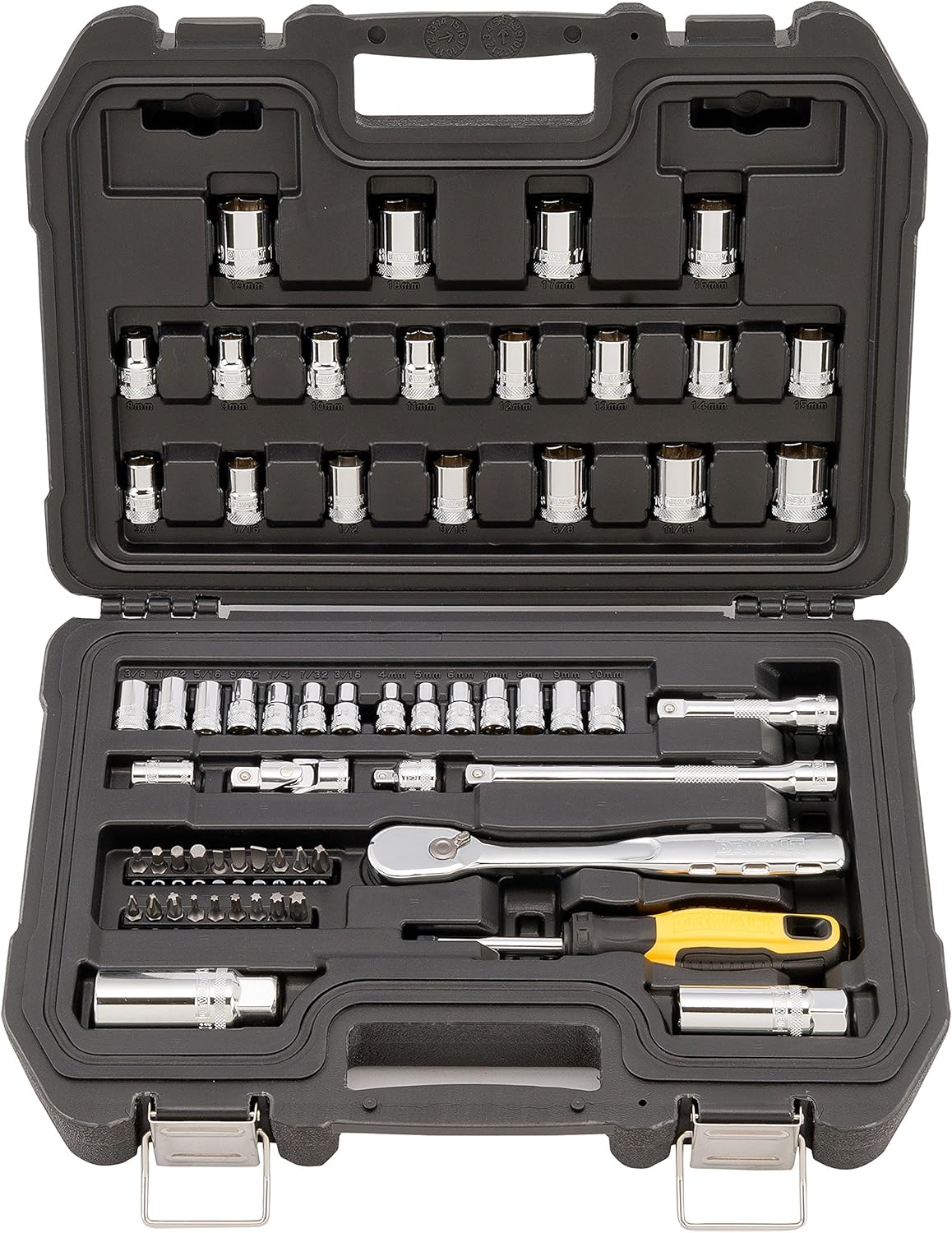 DEWALT DWMT19257 60PC 1/4" & 3/8" STD 6PT Set