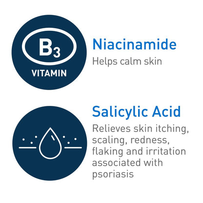 CeraVe Moisturizing Cream for Psoriasis Treatment,