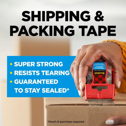 Scotch Heavy Duty Shipping Packaging Tape
