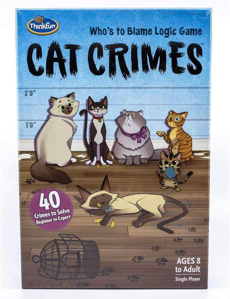 Think Fun Cat Crimes Brain Game and Brainteaser for Boys and Girls