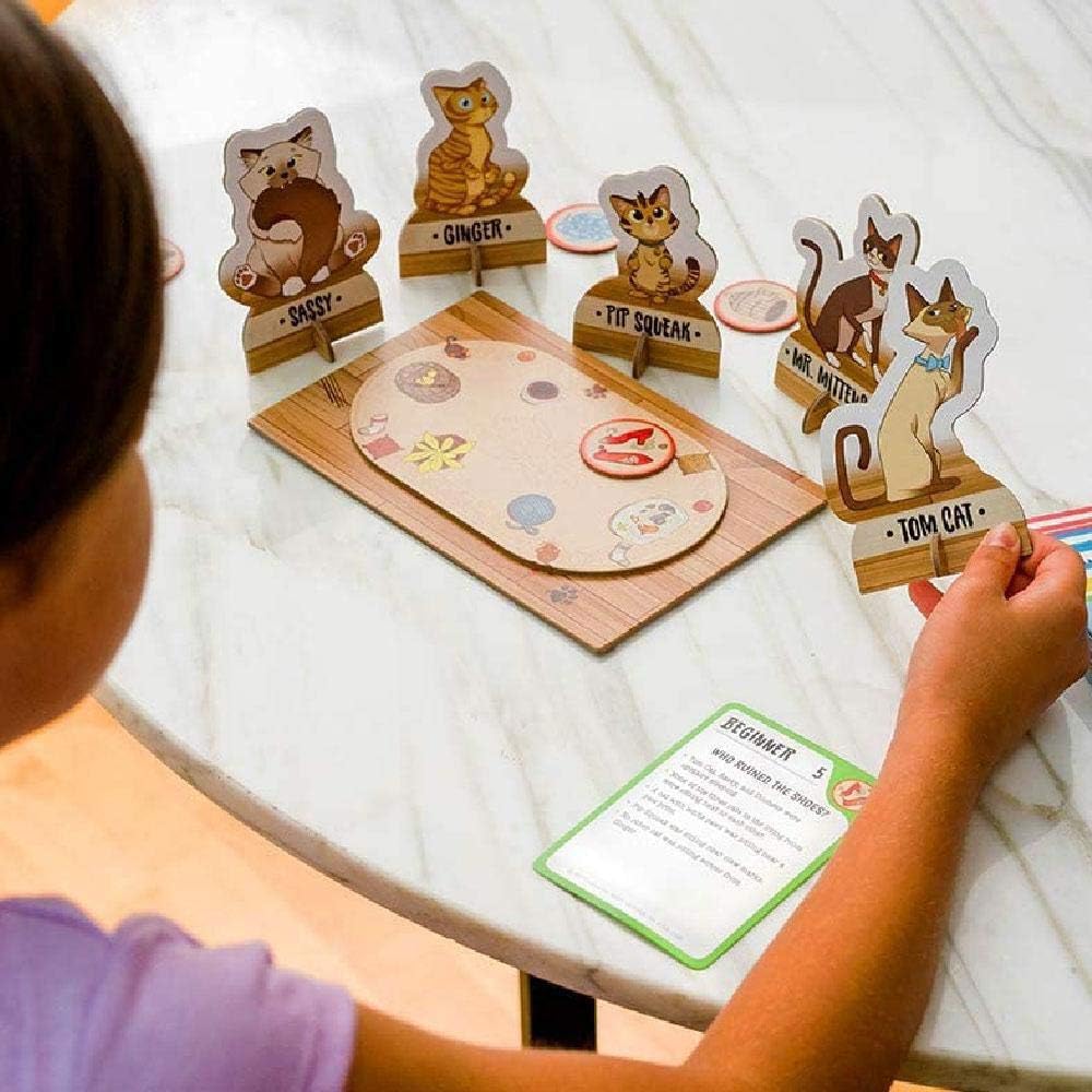 Think Fun Cat Crimes Brain Game and Brainteaser for Boys and Girls
