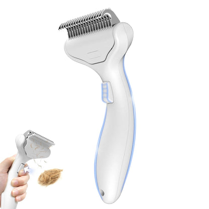 Undercoat Shedding Brush for Dogs & Cats – Professional Deshedding & Dematting Tool