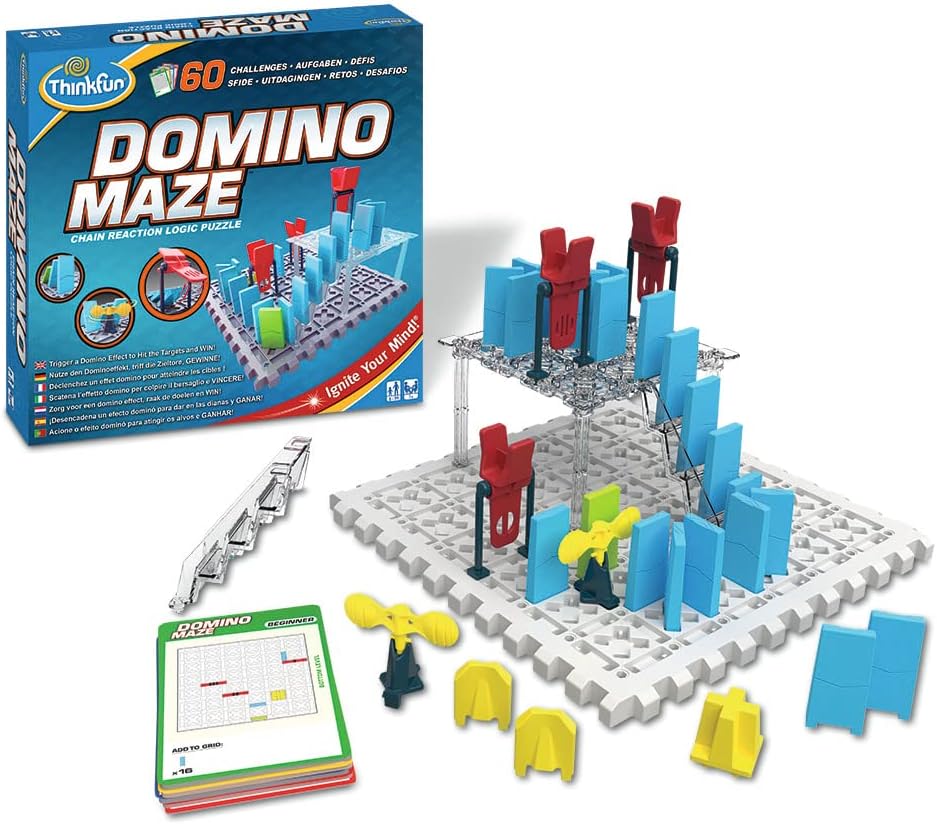 Think Fun 44001012 ThinkFun Domino Maze STEM Toy and Logic Game
