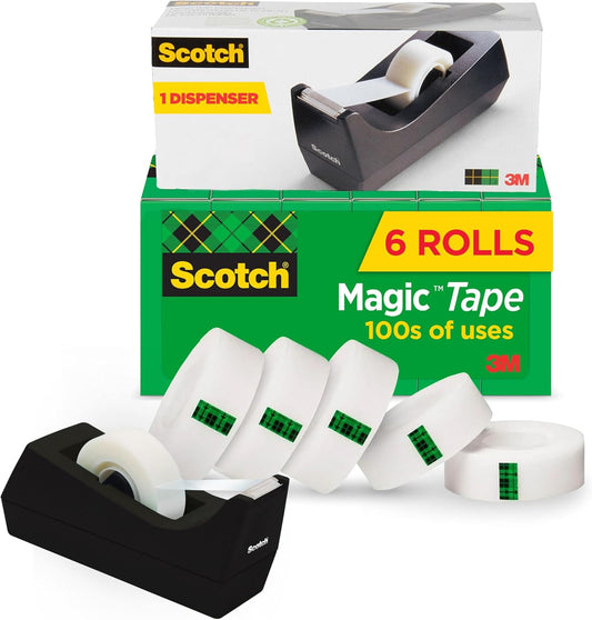 Scotch Magic Tape with Scotch Desktop Dispenser