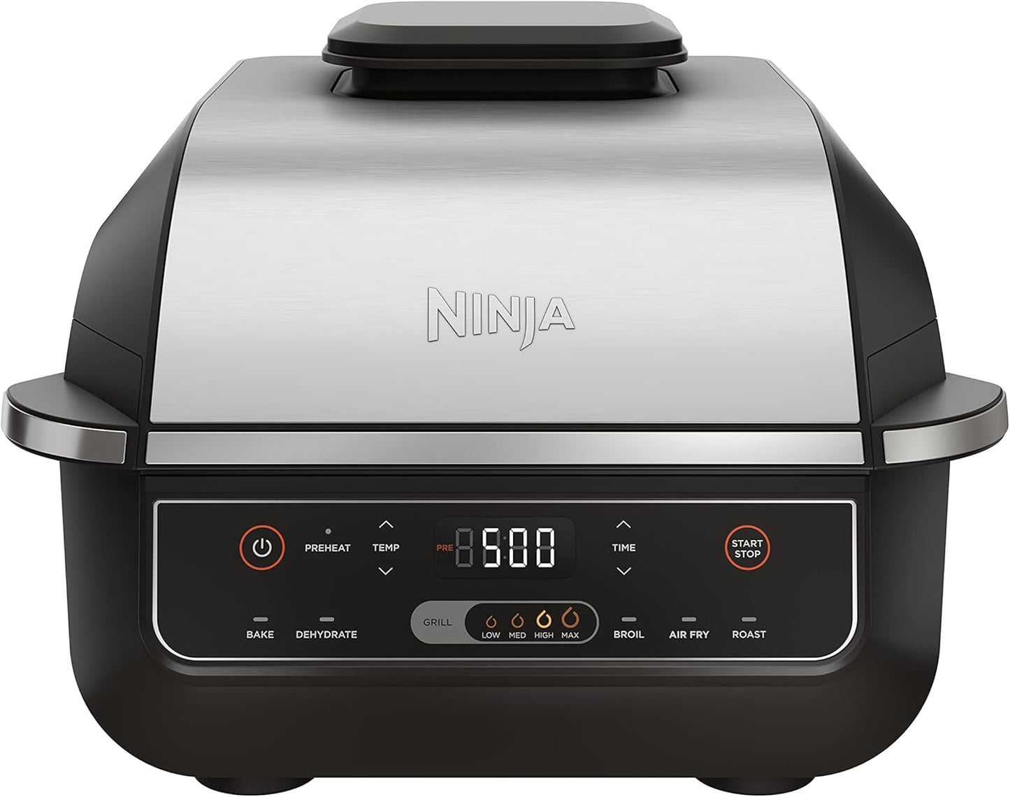Ninja EG201 Foodi 6-in-1 Indoor Grill with Air Fry, Roast, Bake, Broil