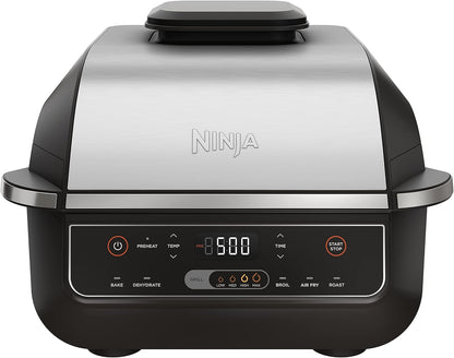 Ninja EG201 Foodi 6-in-1 Indoor Grill with Air Fry, Roast, Bake, Broil