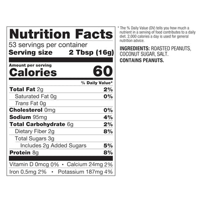 PBfit 30 Ounce Classic Peanut Butter Powder,