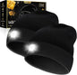 LED Beanie Hat with USB Rechargeable Light (2PCS) – Gifts for Men & Dad