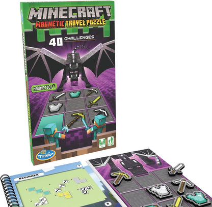 ThinkFun Minecraft Magnetic Travel Puzzle Logic Game