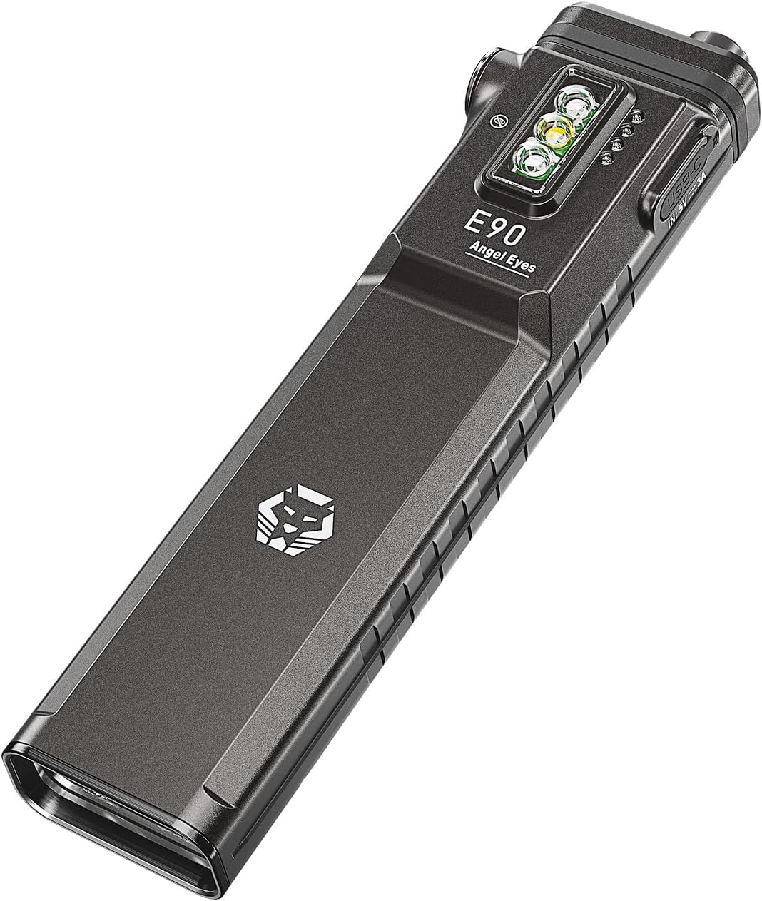 RovyVon E90 Flat EDC Flashlight – 3500 Lumens, USB-C Rechargeable