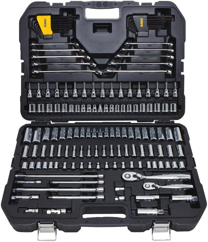 DEWALT Socket Set, 1/4-inch & 3/8-inch Drive, 156-Piece (DWMT72164)