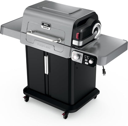 Ninja FlexFlame, Grill and Smoker, Electric and Propane Grill, Roaster