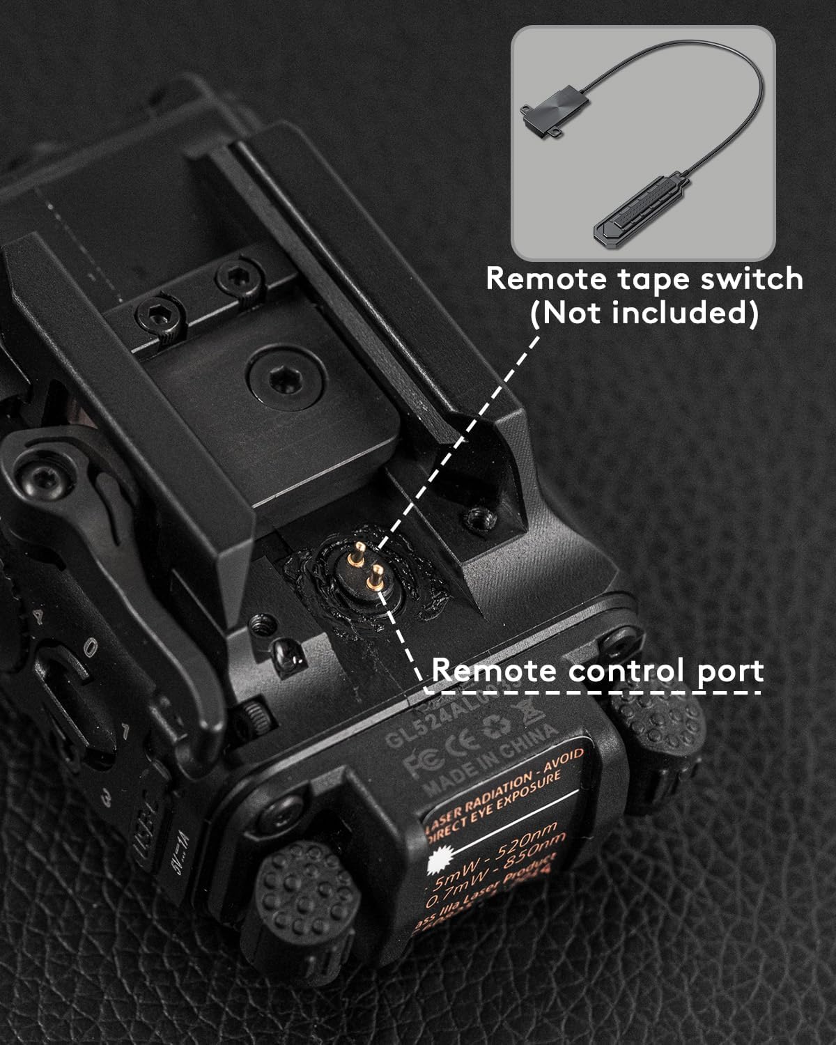 RovyVon GL5 1000 Lumens USB-C Rechargeable Tactical Weaponlight –