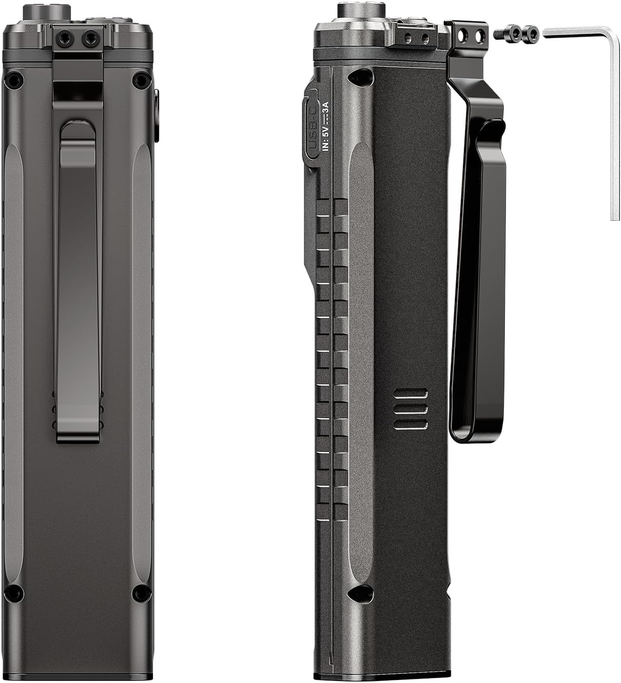 RovyVon E90 Flat EDC Flashlight – 3500 Lumens, USB-C Rechargeable