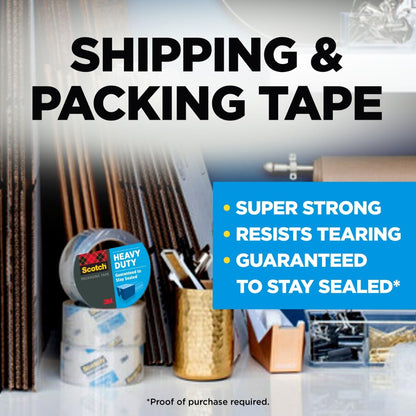 Scotch Heavy Duty Shipping Packing Tape