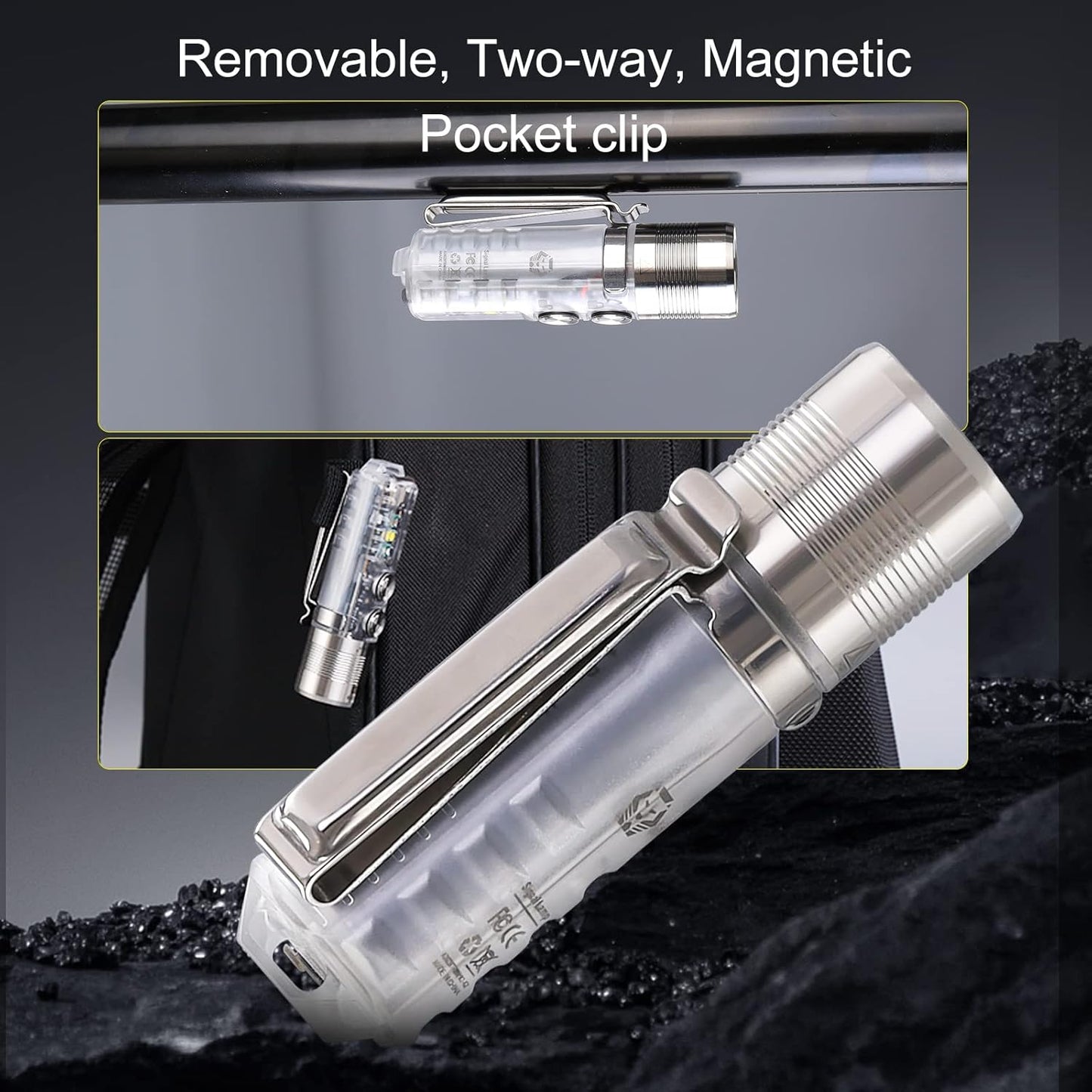 RovyVon Aurora A28 2nd Gen USB-C EDC Flashlight – 1000 Lumens,