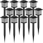 GIGALUMI Solar Outdoor Lights,12 Pack LED Solar Lights