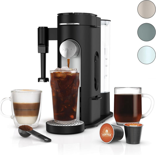 Ninja | Coffee Maker | Single Serve |Brew with Coffee Pods & Grounds
