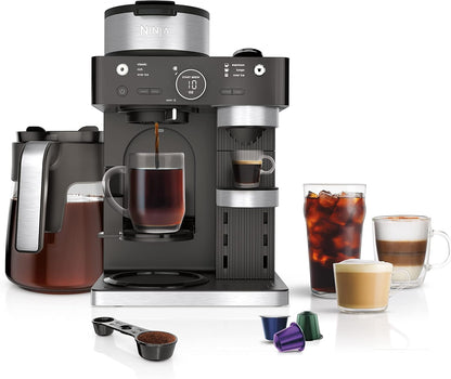 Ninja Espresso & Coffee Maker & Barista System, 3 Espresso Brew Styles,
