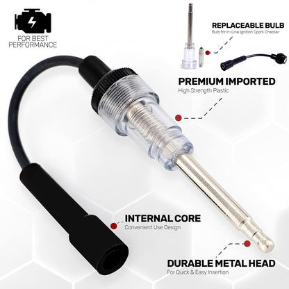 Ram-Pro Inline Spark Tester, Plug Engine Ignition 6-12 Volt Fool-Proof