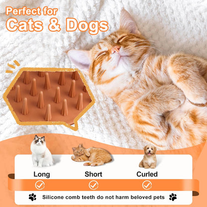 3-in-1 Steam Brush for Cats & Dogs – Spritz Spray Hair Removal Comb