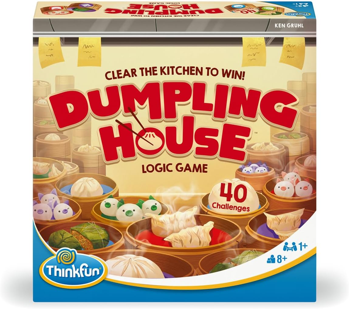 ThinkFun Dumpling House: The Stacking Game of Clearing Orders for Children Ages 8+