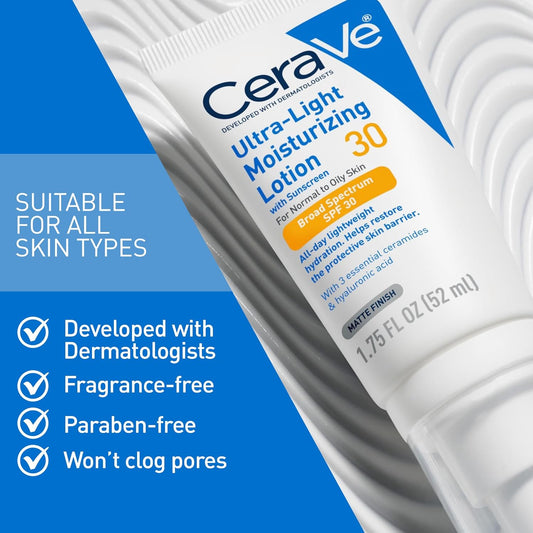CeraVe Ultra-Light Moisturizing Lotion With SPF 30