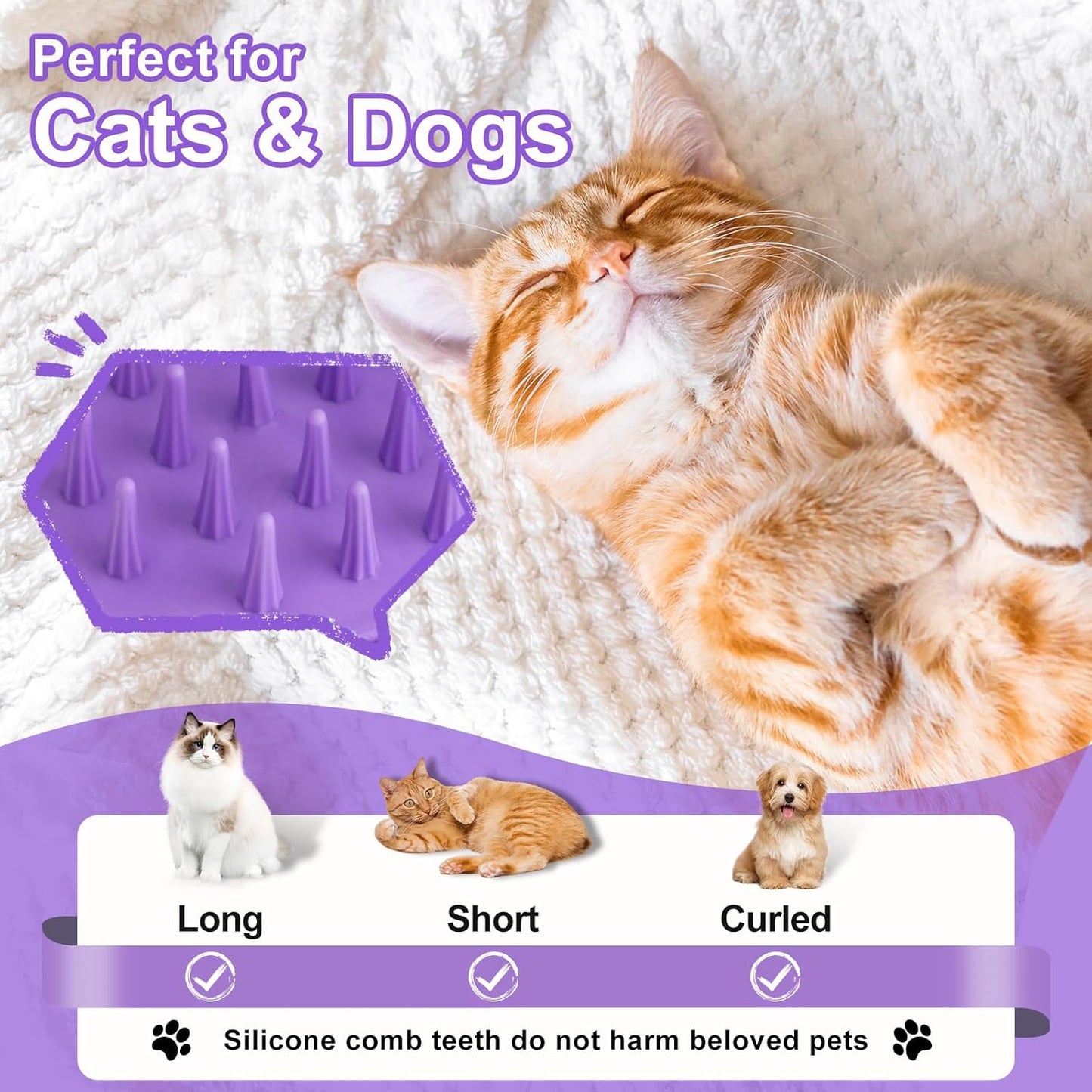 3-in-1 Steam Brush for Cats & Dogs – Grooming & Shedding Comb with Spritz