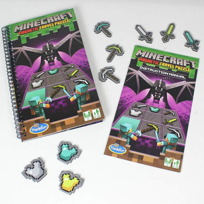 ThinkFun Minecraft Magnetic Travel Puzzle Logic Game