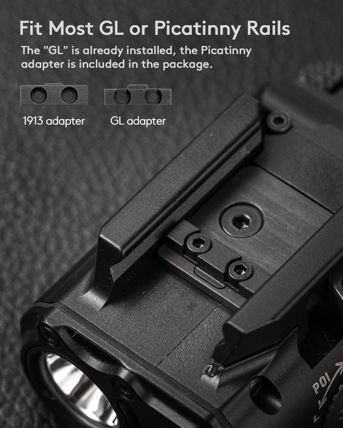 RovyVon GL5 1000 Lumens USB-C Rechargeable Tactical Weaponlight –